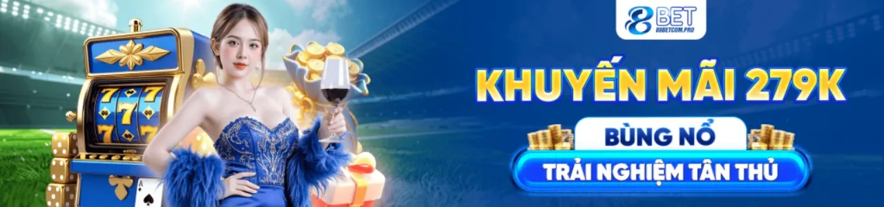 Sân vận động với ánh đèn rực rỡ và biểu tượng cá cược thể thao Vin7777